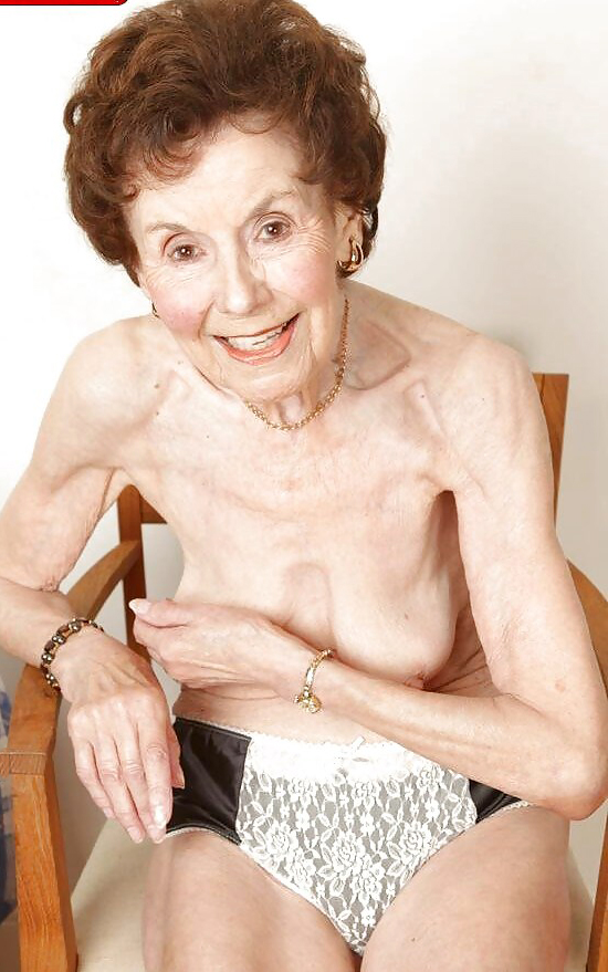 Naked old woman naked tits